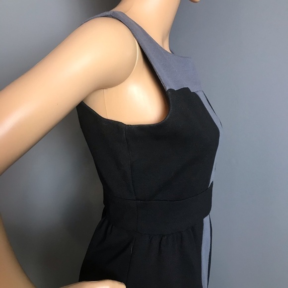 Max and Cleo Shift Dress – Sleeveless, Black & Gray – Size 2 - Picture 3 of 7
